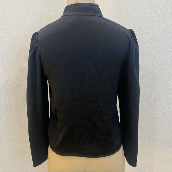 Aritzia Wilfred Women's Black Button-up Long Sleeve Lightweight Blouse - Picture 2 of 7